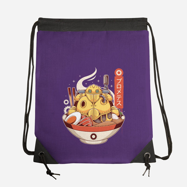 Robo Ramen-none drawstring bag-Alundrart