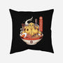 Robo Ramen-none removable cover w insert throw pillow-Alundrart