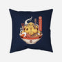 Robo Ramen-none removable cover w insert throw pillow-Alundrart