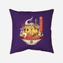 Robo Ramen-none removable cover w insert throw pillow-Alundrart