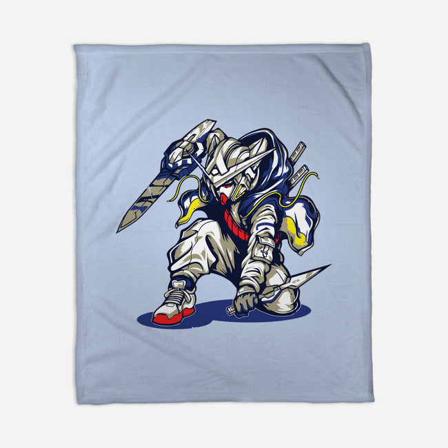 Gundam Ninja-none fleece blanket-Rudy