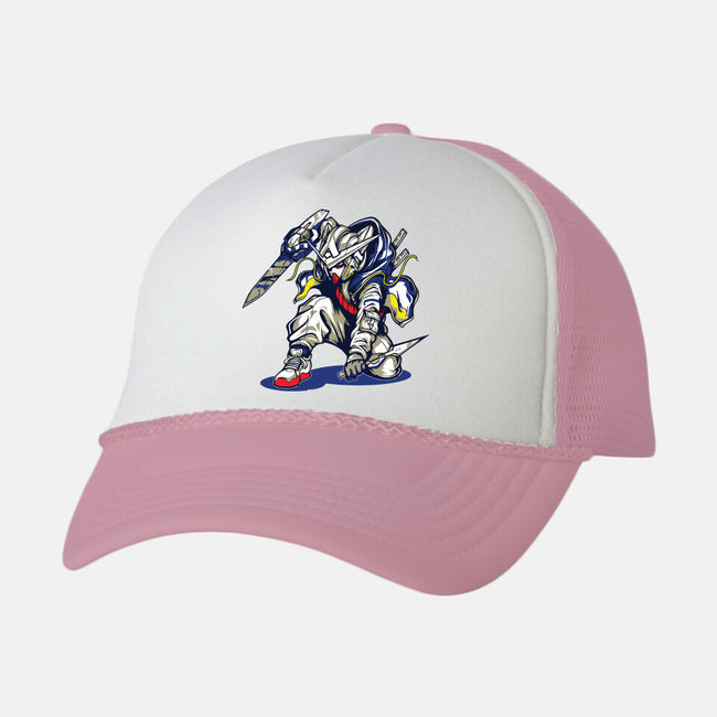 Gundam Ninja-unisex trucker hat-Rudy
