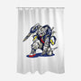 Gundam Ninja-none polyester shower curtain-Rudy