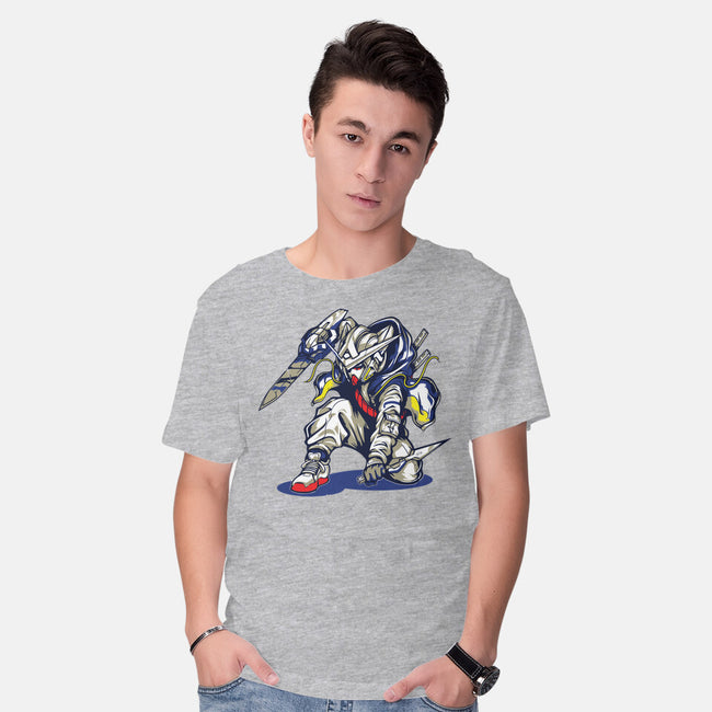 Gundam Ninja-mens basic tee-Rudy