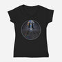 Wednesday's Window-womens v-neck tee-Millersshoryotombo