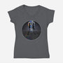 Wednesday's Window-womens v-neck tee-Millersshoryotombo