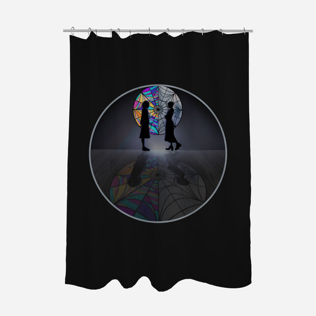 Wednesday's Window-none polyester shower curtain-Millersshoryotombo