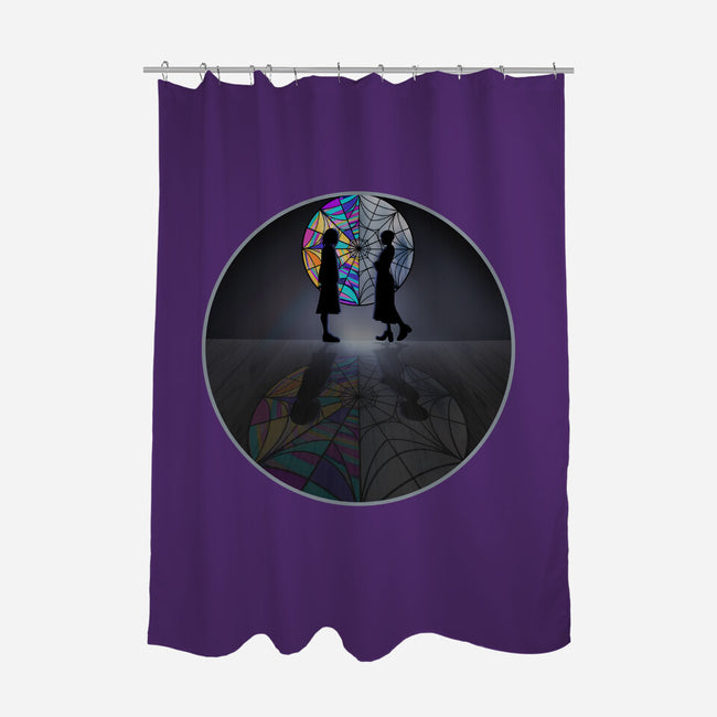 Wednesday's Window-none polyester shower curtain-Millersshoryotombo