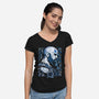 God Of The North-womens v-neck tee-Vanadium