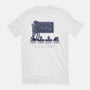 Demoralized Aliens-womens fitted tee-rocketman_art