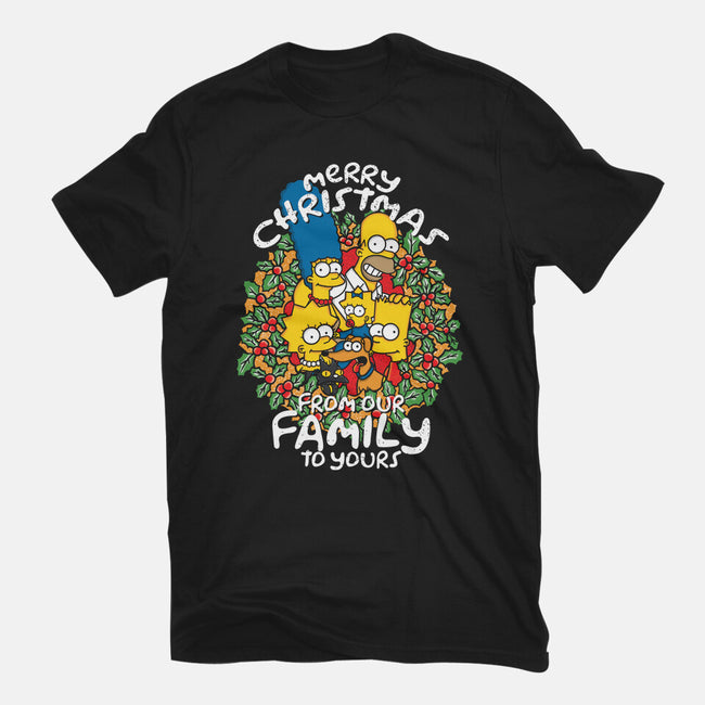 Greetings From The Simpsons-youth basic tee-turborat14