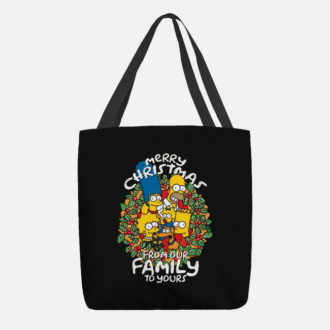 Greetings From The Simpsons-none basic tote bag-turborat14
