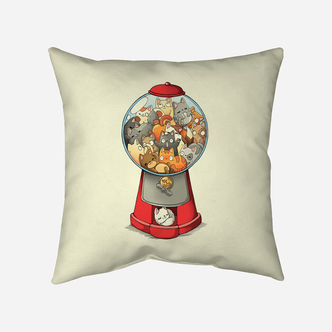 Cat Candies-none removable cover throw pillow-Vallina84
