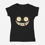 Cheshire Smile-womens v-neck tee-Vallina84