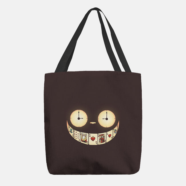 Cheshire Smile-none basic tote bag-Vallina84