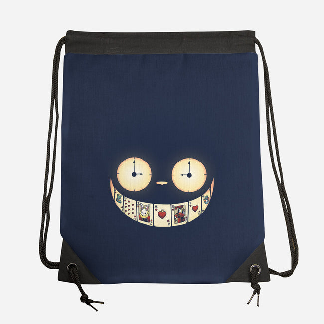 Cheshire Smile-none drawstring bag-Vallina84