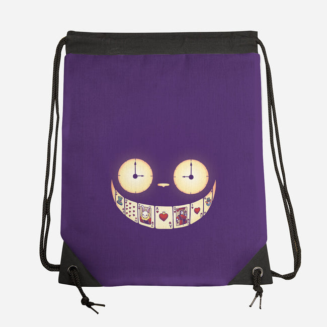 Cheshire Smile-none drawstring bag-Vallina84