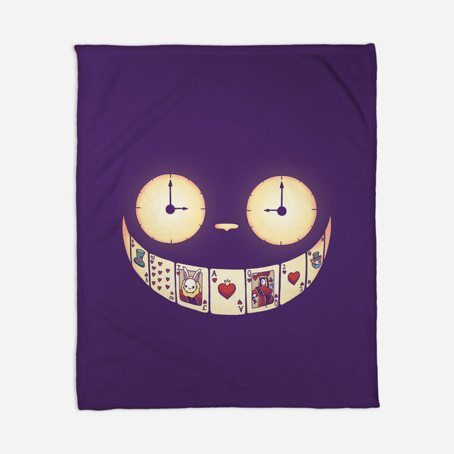 Cheshire Smile-none fleece blanket-Vallina84