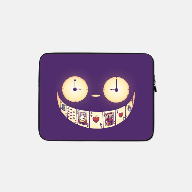 Cheshire Smile-none zippered laptop sleeve-Vallina84