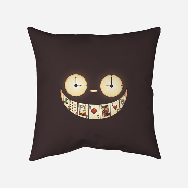 Cheshire Smile-none removable cover w insert throw pillow-Vallina84