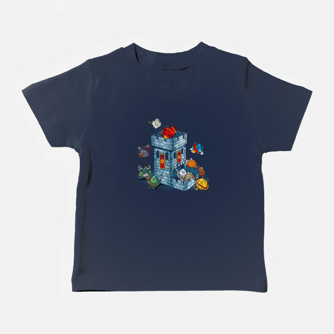 Dice Tower-baby basic tee-Vallina84