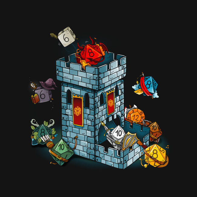 Dice Tower-womens basic tee-Vallina84