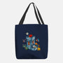 Dice Tower-none basic tote bag-Vallina84