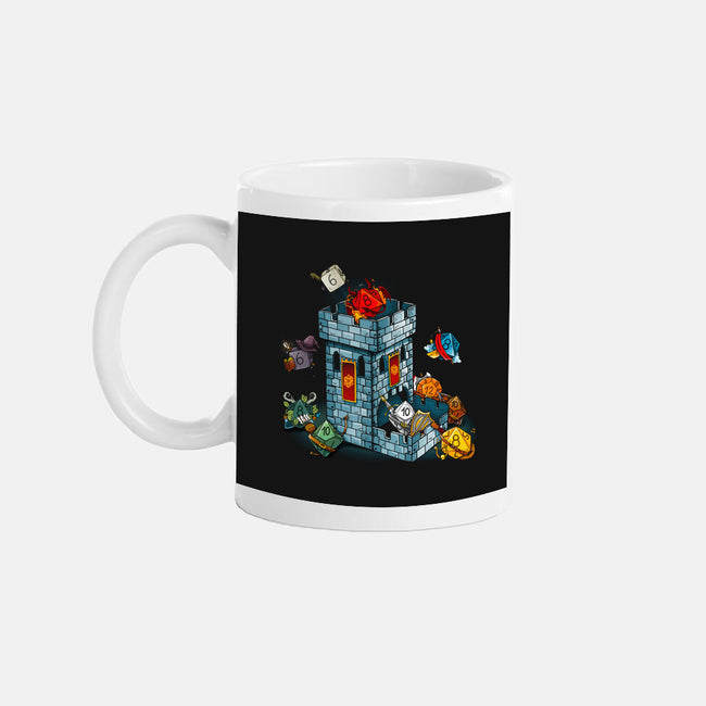 Dice Tower-none mug drinkware-Vallina84