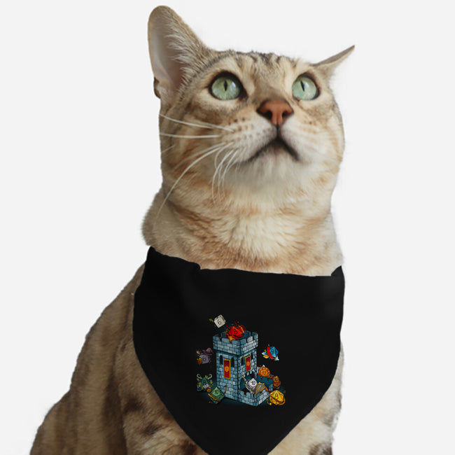 Dice Tower-cat adjustable pet collar-Vallina84