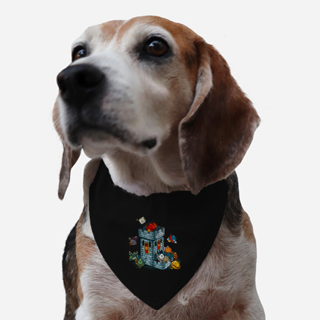 Dice Tower-dog adjustable pet collar-Vallina84