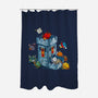 Dice Tower-none polyester shower curtain-Vallina84