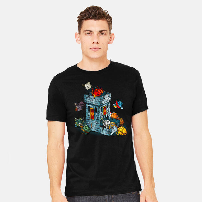 Dice Tower-mens heavyweight tee-Vallina84