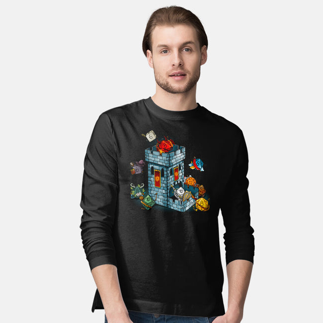 Dice Tower-mens long sleeved tee-Vallina84