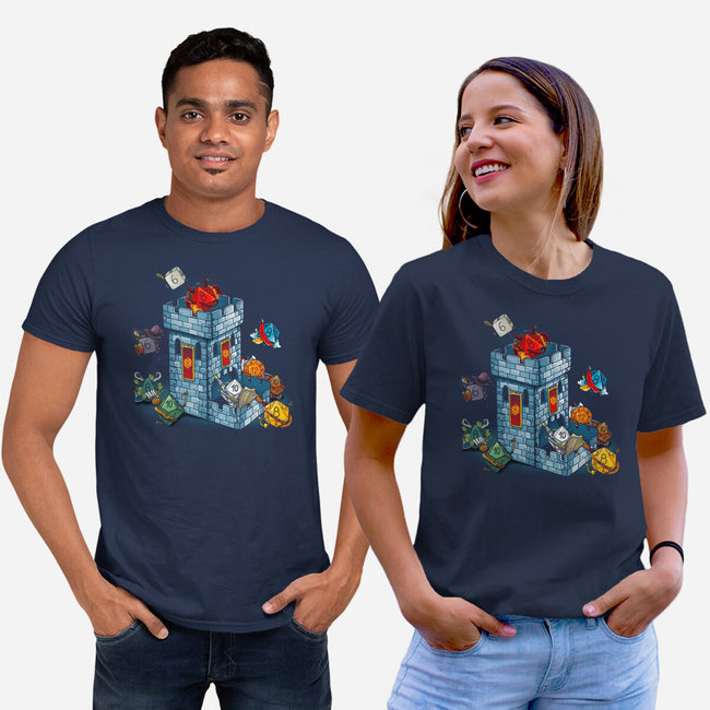 Dice Tower-unisex basic tee-Vallina84
