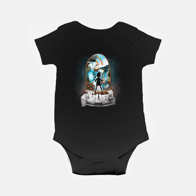 Dreaming Youngness-baby basic onesie-Vallina84