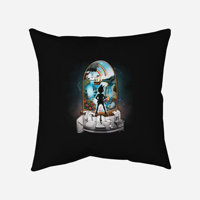 Dreaming Youngness-none removable cover throw pillow-Vallina84