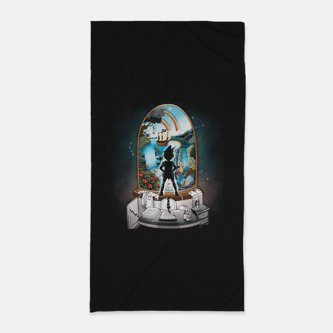 Dreaming Youngness-none beach towel-Vallina84