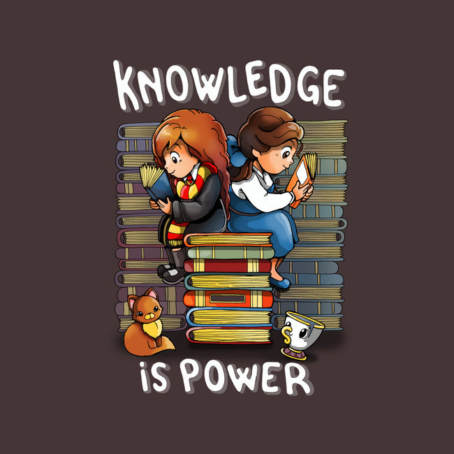 Knowledge Is Power-none drawstring bag-Vallina84