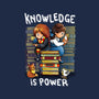 Knowledge Is Power-none fleece blanket-Vallina84