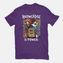 Knowledge Is Power-womens fitted tee-Vallina84