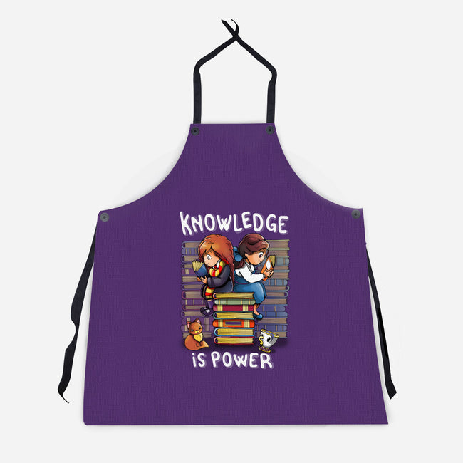 Knowledge Is Power-unisex kitchen apron-Vallina84