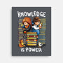 Knowledge Is Power-none stretched canvas-Vallina84