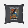 Knowledge Is Power-none removable cover w insert throw pillow-Vallina84