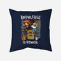 Knowledge Is Power-none removable cover w insert throw pillow-Vallina84