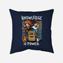 Knowledge Is Power-none removable cover throw pillow-Vallina84