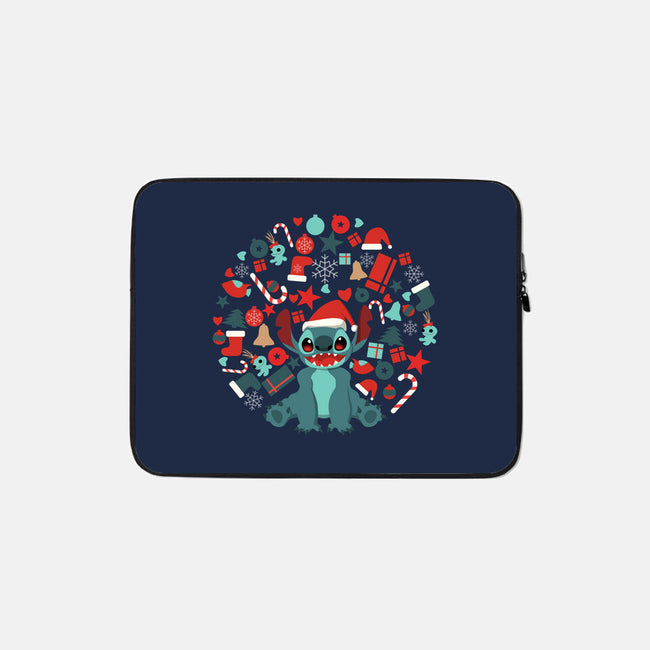 Ohana Christmas-none zippered laptop sleeve-erion_designs