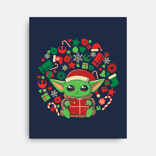 Christmas Force-none stretched canvas-erion_designs