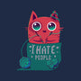 Don't Like People-cat basic pet tank-erion_designs