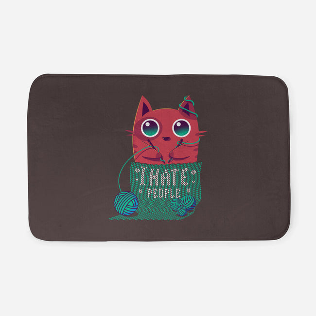 Don't Like People-none memory foam bath mat-erion_designs