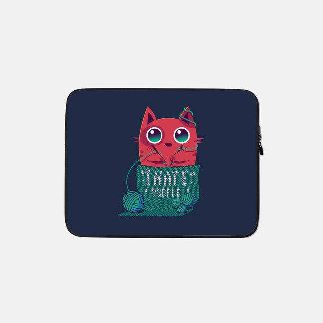 Don't Like People-none zippered laptop sleeve-erion_designs
